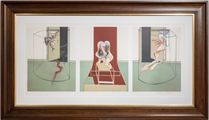 Triptych inspired by Oresteia of Aeschylus by Francis Bacon contemporary artwork 1