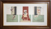 Triptych inspired by Oresteia of Aeschylus by Francis Bacon contemporary artwork print