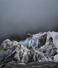 Rhonegletscher IV by Thomas Wrede contemporary artwork painting