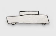 White Car by Rose Wylie contemporary artwork 1