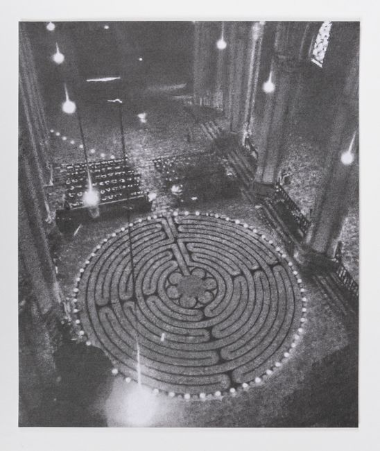 Notes on Architecture: Labyrinth @ Chartres Cathedral by Richard Forster contemporary artwork