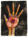 Hands Stigmata by Robert Smithson contemporary artwork 1