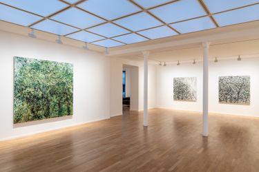 Exhibition view: Philippe Cognée, Insomniac Landscapes, Templon, Paris (3 September–29 October 2022). Courtesy Templon, Paris.