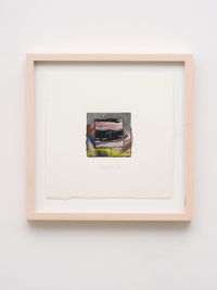 Fraction #3820 by Larry Bell contemporary artwork works on paper, mixed media