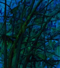 Branches and Night by Claire Sherman contemporary artwork painting