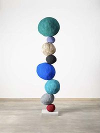 Stack 8, Viridian Green by Annie Morris contemporary artwork sculpture