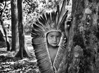 Manda, daughter of Jeré (Yawakashahu) Yawanawá, Rio Gregório Indigenous Territory, state of Acre, Brazil by Sebastião Salgado contemporary artwork photography