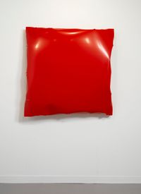 Battered IV (Red) by Angela De La Cruz contemporary artwork sculpture