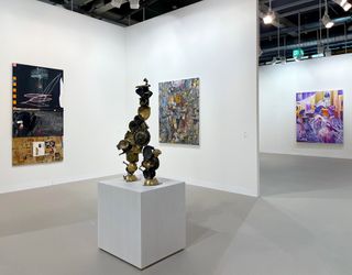 Exhibition view: Andrew Kreps Gallery, Art Basel (13–16 June 2024). Courtesy Andrew Kreps Gallery.