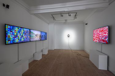 Exhibition view: Group Exhibition, Enter Through The Headset 4, Gazelli Art House, London (6 September–28 September 2019). Courtesy Deniz Guzel and Gazelli Art House.