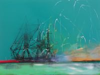 Untitled shipwreck (rocked) by Whitney Bedford contemporary artwork painting