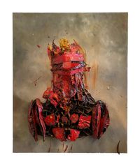 Constructing Auras No. 1 by Antony Micallef contemporary artwork painting, works on paper