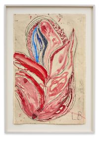 À Baudelaire (#1) (Detail) by Louise Bourgeois contemporary artwork painting, works on paper, print, drawing