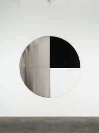 Exposed Painting Lamp Black by Callum Innes contemporary artwork painting, works on paper, sculpture