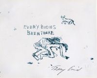 Everybodies Been There by Tracey Emin contemporary artwork print