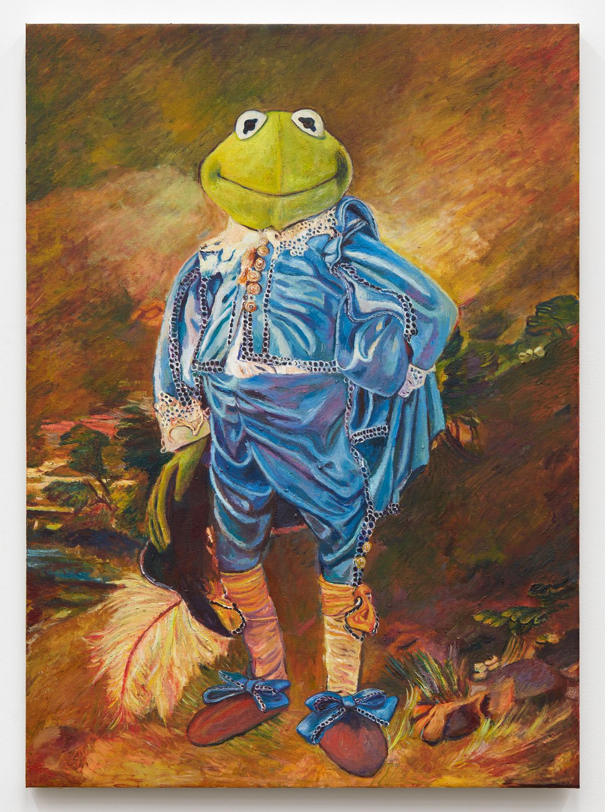 The Green Boy (from the Kermitage Collection), 2021 by Keith Mayerson