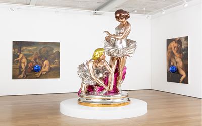 Jeff Koons, Solo Exhibition, 2016, Exhibition view at Almine Rech Gallery, Grosvenor Hill, London. Courtesy the Artist and Almine Rech Gallery, London. Photo: Melissa Castro Duarte. © Jeff Koons.