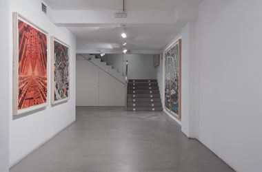 Exhibition view: Dagoberto Rodríguez, Visión de Túnel, Sabrina Amrani Gallery, Madera, 23, Madrid (11 June–27 July 2020). Courtesy Sabrina Amrani Gallery.