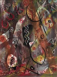 Primal Markings III by Charles Seliger contemporary artwork painting