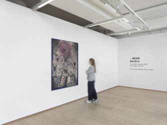Exhibition view: Viola Leddi, I saw stars turn into dark coals, Pace Gallery, Geneva (28 July–28 August 2023). Courtesy Pace Gallery.