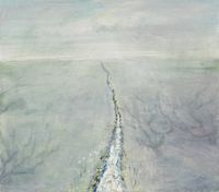 The Stream's Path to the Sea by Celia Paul contemporary artwork painting