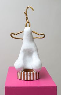 Coat Hanger Angel by Holly Stevenson contemporary artwork sculpture