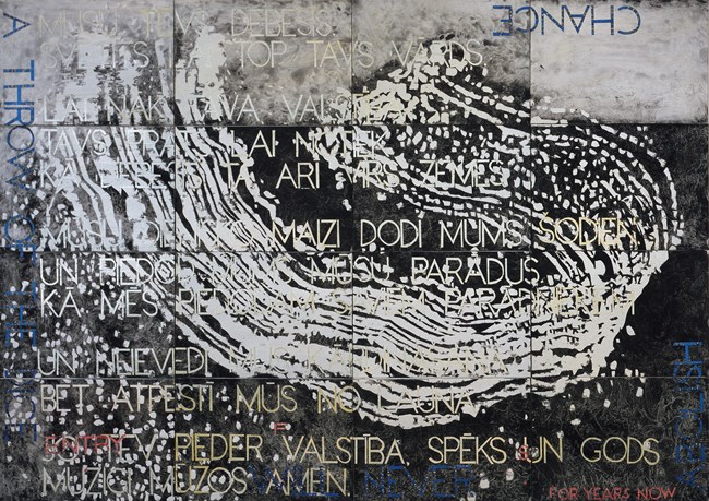 Nature Speaks: FS by Imants Tillers contemporary artwork