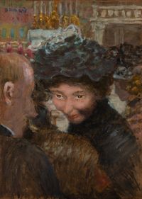 Rue à Paris by Pierre Bonnard contemporary artwork painting, works on paper