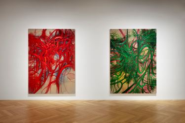 Exhibition view: Nigel Cooke, Pace Gallery, Seoul (2 September–24 October 2020). Courtesy Pace Gallery.