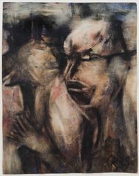 Zwei Köpfe (Two Heads) by Christian Rohlfs contemporary artwork painting