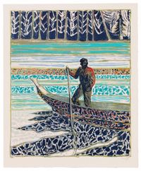 Sailish Fisherman by Billy Childish contemporary artwork print