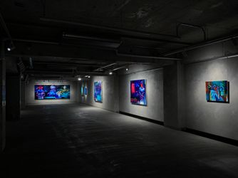 Exhibition view: Akihiro Hasegawa, Yomogi & COMP, √K Contemporary, Tokyo (Part 2: 18 July–6 August 2022). Courtesy √K Contemporary.