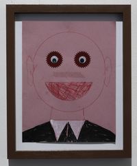 Self portrait #2 by Thomas Zipp contemporary artwork works on paper, drawing
