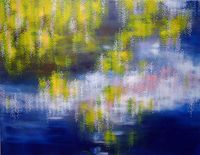 Pond by Hosook Kang contemporary artwork painting