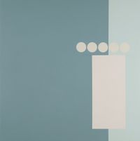 Solomon and the Queen of Sheba III by Tess Jaray contemporary artwork painting
