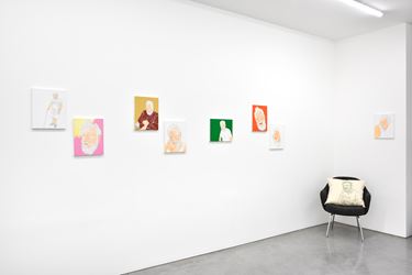 Exhibition view: Mieko Meguro, Manga Dan, Sharaku Moments, Galerie Marian Goodman, Paris (7 November 2019–18 January 2020). Courtesy Galerie Marian Goodman.