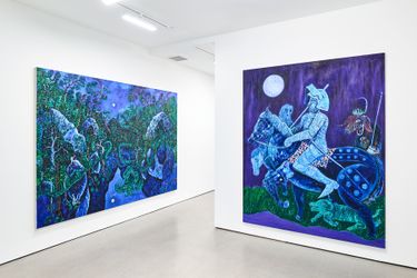 Exhibition view: Mark Connolly, seconds from the end, Simchowitz, West Hollywood (15 July–12 August 2023). Courtesy Simchowitz.