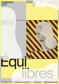 Exhibition Poster – Équilibres by Rebecca Brodskis contemporary artwork print