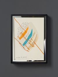 H. Schmitz: Intensität, Atmosphären + Musik 5 by Jorinde Voigt contemporary artwork works on paper, sculpture, drawing