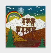 Untitled (Its Fine) by Joel Mesler contemporary artwork painting
