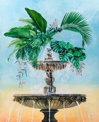 Fountain by Monika Behrens contemporary artwork painting