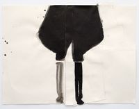 Bubble-Trousers and Boots by Rose Wylie contemporary artwork painting, works on paper, drawing