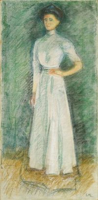 Marta Sandal by Edvard Munch contemporary artwork works on paper, drawing