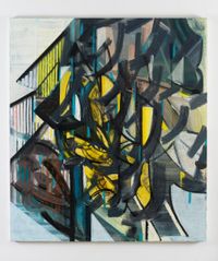 The Banana Tree by Amy Sillman contemporary artwork painting