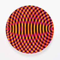 Circular sonic fragment no. 16 by John Aslanidis contemporary artwork painting, works on paper