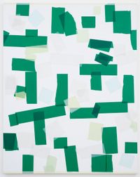 Rearranging Green by Kees Goudzwaard contemporary artwork painting