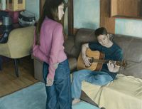 Guitar Practice by Dongwook Suh contemporary artwork painting