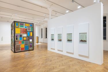 Exhibition view: Song Dong, Same Bed Different Dreams, Pace Gallery, London (1 October–5 November 2019). Courtesy Pace Gallery.
