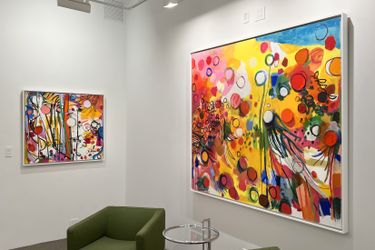 Exhibition view: Bill Scott, I Stood There Once: New Paintings by Bill Scott, Hollis Taggart, New York (8 September–8 October 2022). Courtesy Hollis Taggart.