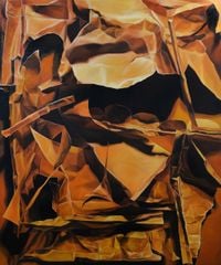 orange by Ayka Go contemporary artwork painting
